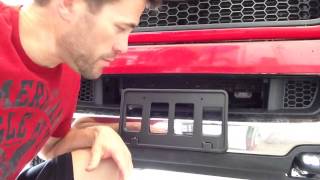 Ford F-150 Front License Plate Install