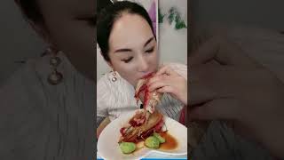 ASMR Eating, Eating Crab Prawn Snail