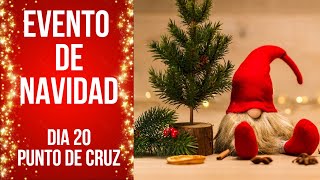 UN KIT CON CALIDEZ Y REFLEXION DEL DIA 🎄 DIA 20 PUNTO DE CRUZ # CROSS STITCH