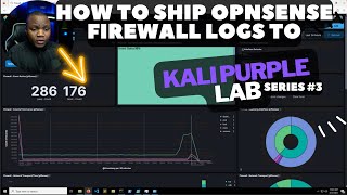 #3 How To Ship OPNSense Firewall Logs To Elastic Siem in Kali Purple Lab (SOC In A Box Lab)