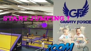 Trampoline jumps at Gravity Force