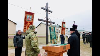 В агрогородке Поречье установили два Поклонных Креста Евфросинии Полоцкой