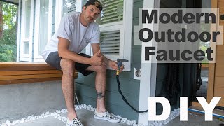 Replacing A Dripping Hose Bib With a Modern Outdoor Faucet | DIY