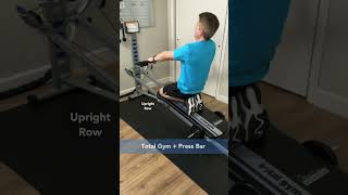 Total Gym Upper Body Workout Hacks 🪚 How to add a press bar to your workout #shorts #totalgym