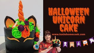 Halloween Unicorn Cake