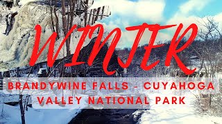 Things to do during Ohio Winters - Brandywine Falls, Cuyahoga Valley National Park