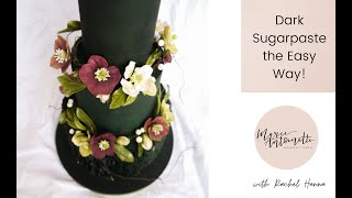 Achieving Dark Coloured Sugarpaste the Easy Way!