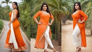 [4K] AI ART Indian Lookbook Girl Al Art video Beautiful Shalwar Kameez Color and stylish Design I