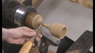 Woodturning - offset goblet box