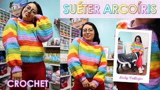 SUÉTER tejido a CROCHET – OVERSIZE SWEATER – Aesthetic | Lesly Vallejos❤️