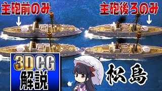 【3DCG検証】初代連合艦隊旗艦「松島」の性能を徹底検証してみた