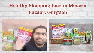 Healthy Grocery Shopping in Modern Bazaar, Gurgaon