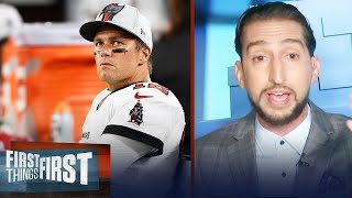 FIRST THINGS FIRST | Nick Wright: Tom Brady is 'GOAT of GOATs'; Buccaneers def. Bears 38-3 in Week 7