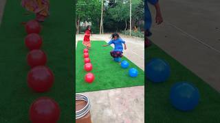 Backyard Fun and Games - Balloon Race & Ring Toss Challenge! #reelsfeed #shortsfeed #trending