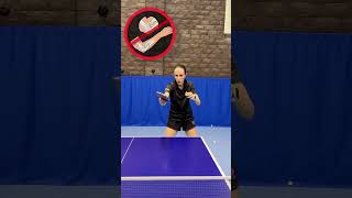 Болит локоть - меняйте технику #tabletennis #shortsvideo #elbow