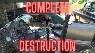 Destroying the 99 silverado well whats left