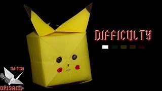 [ORIGAMI TUTORIAL] "Fatty" Pikachu || Pokémons/For Kids