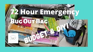 72 Hour Emergency Bag - Budget-Friendly