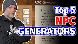 The Best Online NPC Generators for D&D - Wally DM - Top 5 NPC Generators