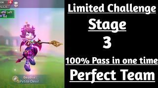 Lords mobile Petite Devil Limited Challenge Stage 3|Limited Challenge Trick vs Trick Stage 3 auto