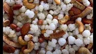 साबूदाना मेवा नमकीन | तल के या माइक्रोवेव से | Farali Sabudana Chiwda | By Deep Frying Or Microwave