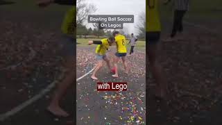 Crazy's played footbowling barefoot on Lego pieces