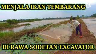 MENJALA IKAN SISUNGAI DAPAT BESAR BESAR BRO...MANTAPP..