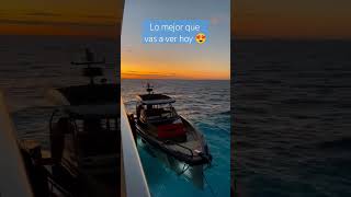 Lo mejor que verás el día de hoy #yates #atardecer #sunset #boatlife