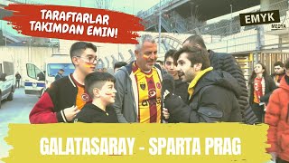 GALATASARAY SPARTA PRAG maçı nasıl sonuçlanır? Taraftarlara Sorduk? #cimbom