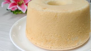 Simple Chiffon Cake || Resep Chiffon Cake Selembut kapas