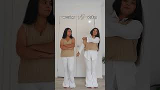 How to Use a White Shirt to elevate your look | wearing vs styling #youtubeshorts #fashionhacks