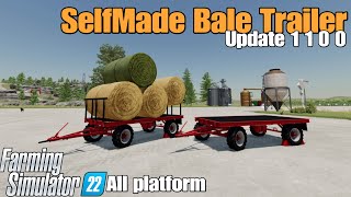 Selfmade Bale Trailer / FS22 UPDATE Nov 4/24