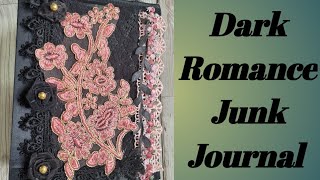 "DARK ROMANCE" Design Team Project/Journal Making/ @tattytreasures #5 / Embellishing The Signatures