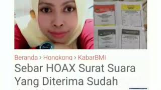 VIRAL.!!  BMI HONGKONG di lap0rkan dngn tuduhan menyebar HOAX!