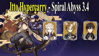 [Genshin Impact] | Itto Unga Bunga - Spiral Abyss 3.4 | Second Half - Floor 12