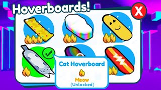 This TIKTOK *SECRET* HACK Gives RAREST HOVERBOARDS! (Pet Simulator X)