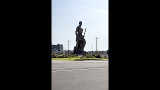 The Amazon of Queen Tassi Hangbe  erected in West Africa Cotonou, Benin Republic🇧🇯 #womanking 🗿🗿