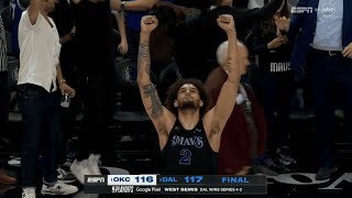 *FINAL 2 MIN* PJ Washington and Mavs eliminate Thunder to reach WCF