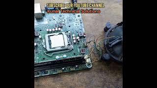 HP Desktop Faulty Motherboard Ampere Check With DC Machine #shorts #motherboardrepair