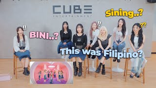 Korean Idols Listen to Popular Filipino Songs 2024! (ft. LIGHTSUM)