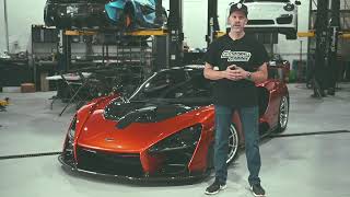 McLaren Senna Service at Cannonball Garage