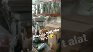 Proses packing part alat berat agar aman saat di simpan - Midlife Part #shorts