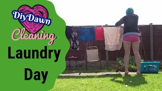 clean and tidy | Hanging washing | vacuuming stairs | speed cleaning | DiyDawn