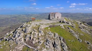 Chiesa Nostra Signora di Bonaria (Osilo - Sardegna) aerial drone