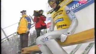 Małysz 2 x 142,5m Willingen 2001 -David Goldstrom