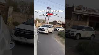 My whole village knows whose son I'm|Sanju Sidhu moosewala|#trending #shorts #fortuner  #sanju #car