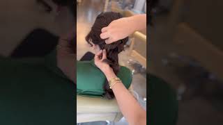 شنیون به سبک اروپا                   #hairstyle #شنیون #شنیون_مو #hairstylist #تسريحات #بنات_قطر