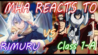 MHA/BNHA Reacts to Rimuru Tempest VS. Class 1-A  || Gacha life ||