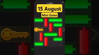 Hamster Kombat Mini Game 15 August Complete & Collection Withdrawal Key