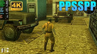 Metal Gear Solid Portable Ops Plus - ( PPSSPP 4K ) + Best Settings | Playable✔️| PSP Emulator (2024)